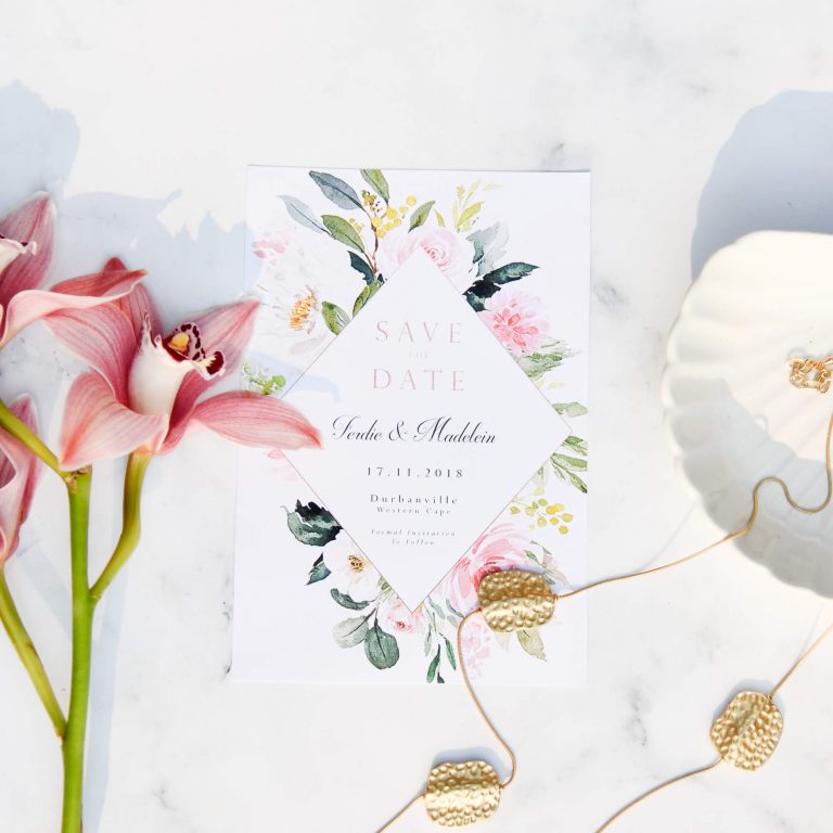 Save the date design