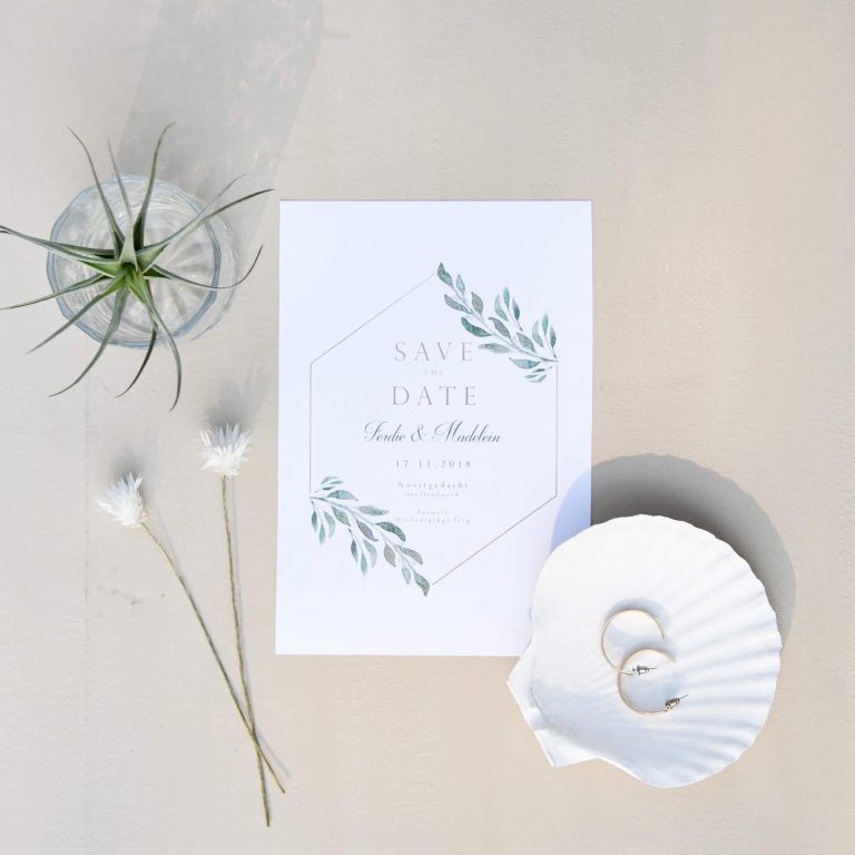 Save the date design